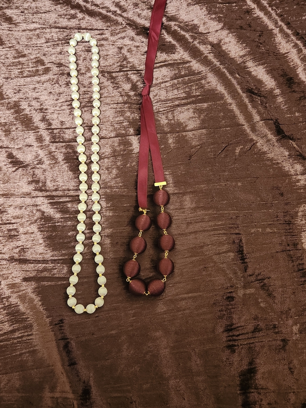 Threaded Bead Necklaces - Picture 2 of 3